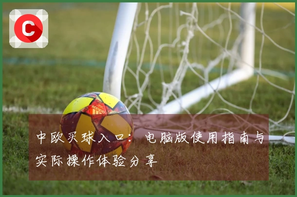 中欧买球入口：电脑版使用指南与实际操作体验分享